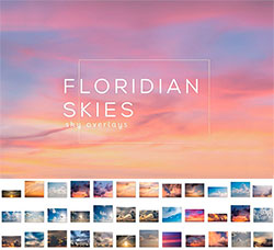 40张高清佛罗里达天空彩云素材(含高清PS合成视频教程)：Floridian Skies - Overlay 
